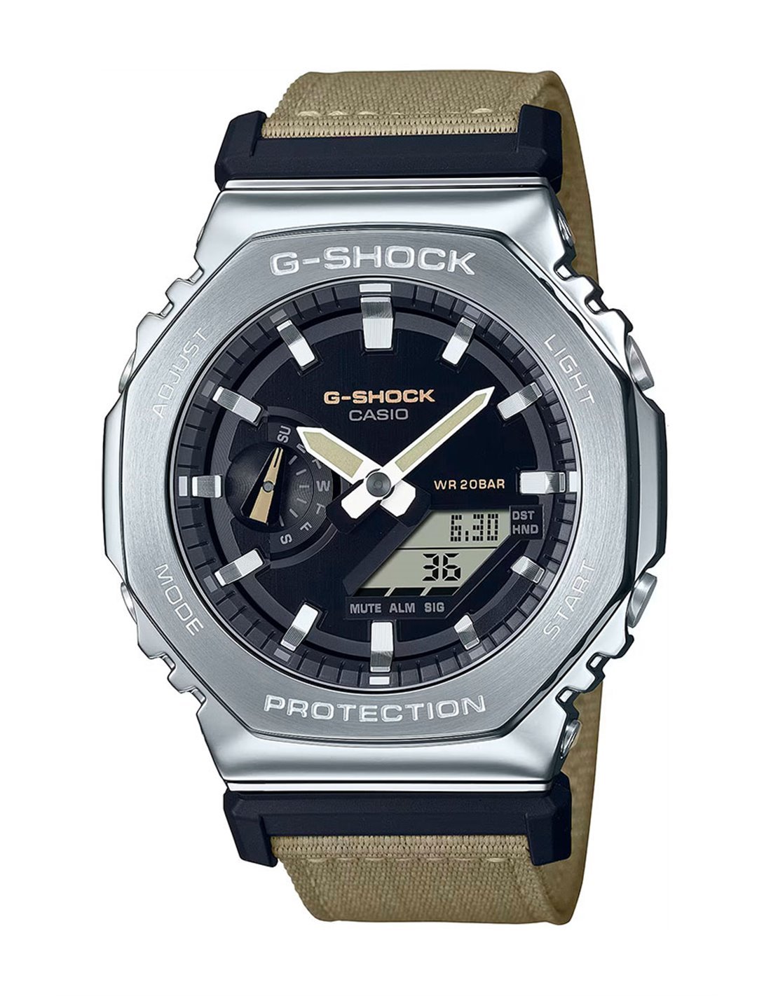 Reloj Casio G-Shock Classic Unisex Negro y Dorado Analógico y