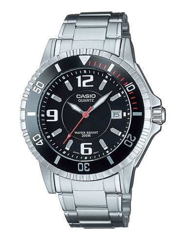 Reloj Casio MTD-1053D-1AVES Collection Negro Correa Acero