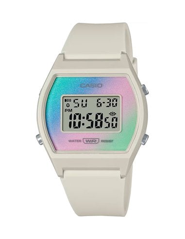 Uhr Casio LW-205H-8AEF Timeless Collection Pop Weib