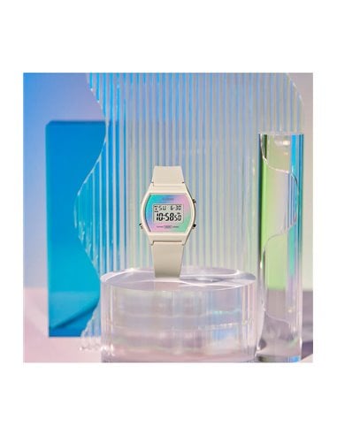 Relógio Casio LW-205H-8AEF Timeless Collection Pop Branco