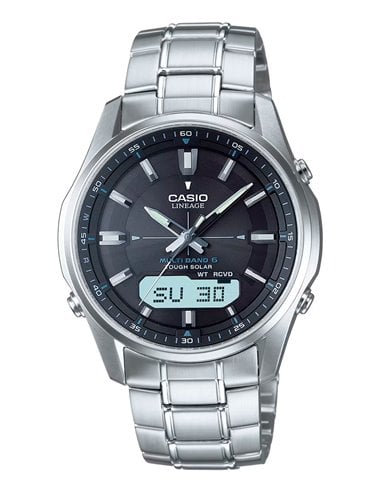 Uhr Casio LCW-M100DSE-1AER Wave Ceptor Schwarz Zifferblatt