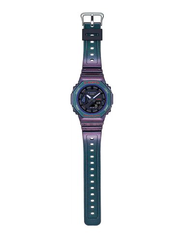 Herrenuhr Casio GA-2100AH-6AER G-Shock & G-Carbon polarisiertem Lack