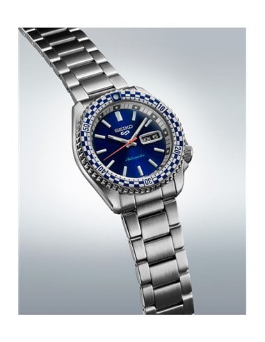 Herrenuhr Seiko SRPK65K1 Automatisch Nº5 Sports Rally Diver Blau