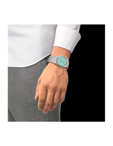 Herrenuhr Tissot T137.410.11.091.01 T-Classic PRX Quartz Türkis