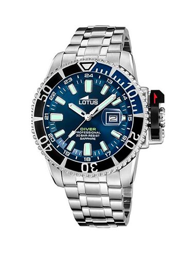 Montre Lotus 18938/3 Diver Professional Cadran Bleu Foncé