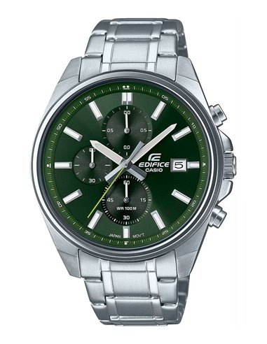 Herrenuhr Casio EFV-610D-3CVUEF Edifice Grünem Zifferblatt