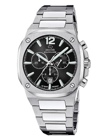 Montre Jaguar J1025/3 Rondcarré Chrono Cadran Noir
