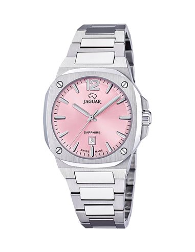 Reloj Jaguar J1027/3 Rondcarré Mujer Esfera Rosa