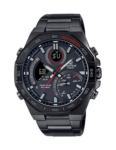 Herrenuhr Casio ECB-950DC-1AEF Edifice Black Steel