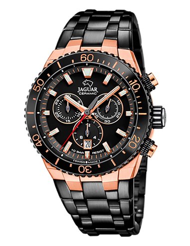 Reloj Jaguar J1023/1 Bisel Cerámico cronógrafo y corona de rosca