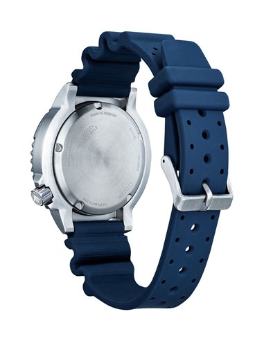 Herrenuhr Citizen BN0169-03X Eco-Drive Promaster Diver 200 m Orange und Blau