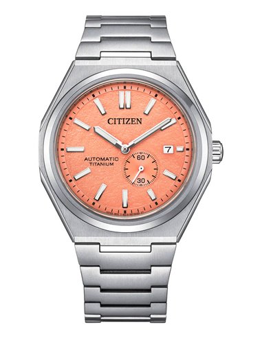 Relógio Citizen NJ0180-80Z Automatic Small Second Salmao