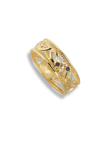RY000218 Radiant PUNK Ring: Eine einzigartige und moderne Note