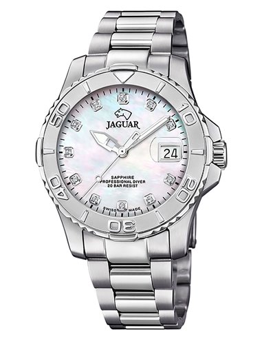 Reloj Couple Diver marca Jaguar de Hombre J969/5 Nácar