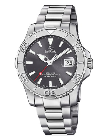 Jaguar Couple Diver Herrenarmbanduhr J969/3 Dunkelgrau