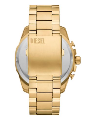 DZ4642 Reloj Diesel Mega Chief Dorado y Rojo