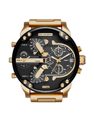 Reloj diesel 3 bar dorado deals