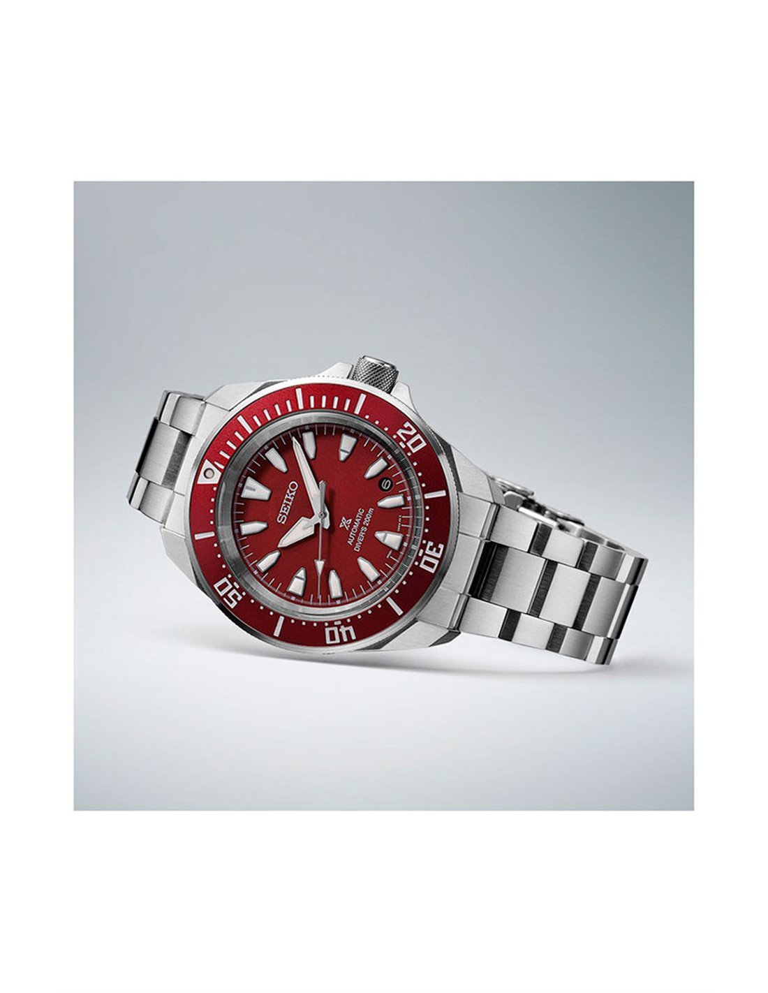 SRPL11K1 Seiko Prospex Samurai Red Bezel Red Dial