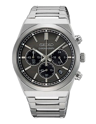 Relógio Seiko Neo Sport SSB455P1 Masculino preto Cristal de Safira