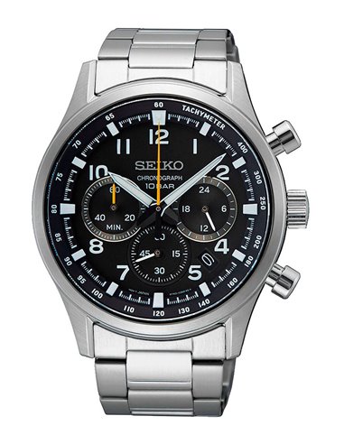 Relógio Conceitual Regular Seiko SSB447P1 Masculino Aço Cristal Safira