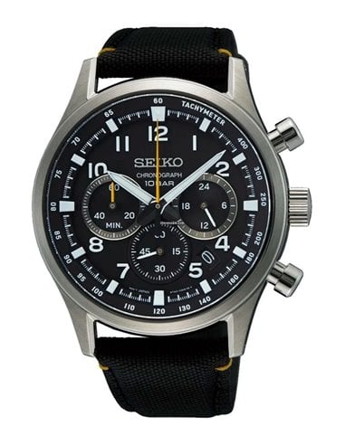 Montre Conceptuelle Régulière Seiko SSB449P1 Homme Cuir Cristal Saphir