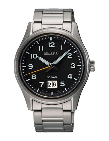 Montre Homme Neo Classic Seiko SUR569P1 Acier Inoxydable Cristal Saphir