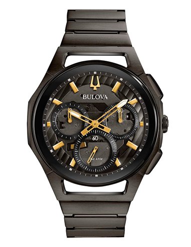 Reloj Bulova 98A206 Curv Progessive 44 mm Alta Precisión