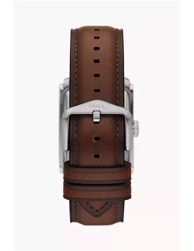 Carraway by Fossil FS6012 Stainless Steel and Leather Watch