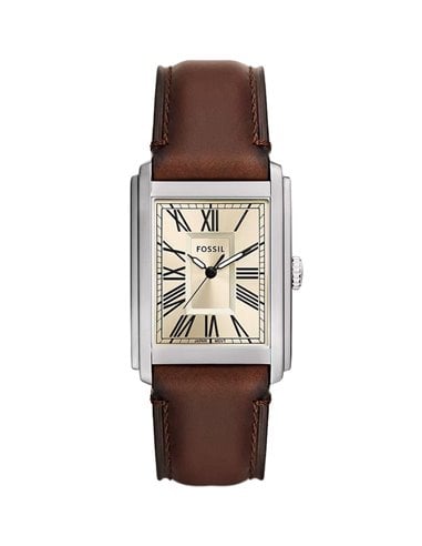 Montre Carraway by Fossil FS6012 en acier inoxydable et cuir