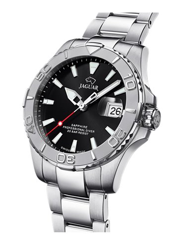 Reloj Couple Diver marca Jaguar de Hombre J969/4 negro