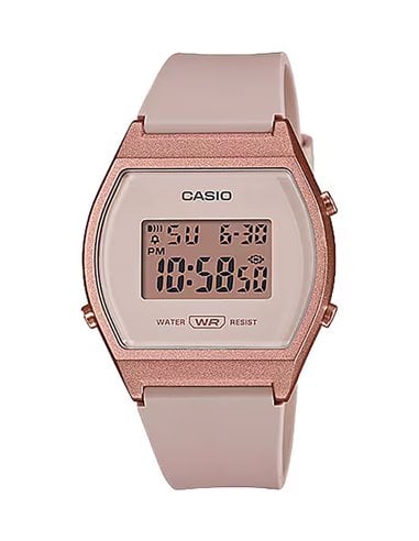 Relógio Casio LW-204-4AEF Coleção Vintage bege rosa