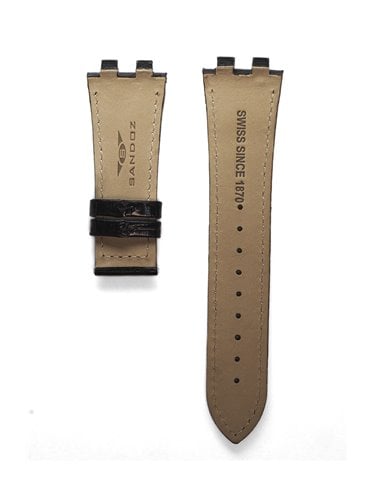 Bracelet de montre Femme en cuir marron original Sandoz