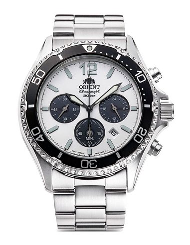 Reloj Orient Mako Solar RA-TX0203S10B Diver Bisel Negro