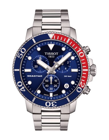 Montre Tissot T120.417.11.041.03 Seastar 1000 Quartz Chronograph Vert