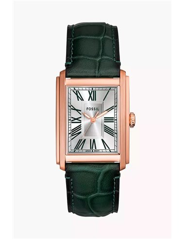 Relógio Carraway by Fossil FS6077 de aço inoxidável e couro