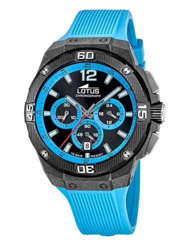 Montre Lotus 18975/4 Fibre de carbone bleue