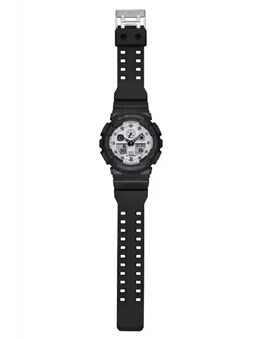 Black and White G-SHOCK Watch GA-100WD-1AER – Strength on Your Wrist