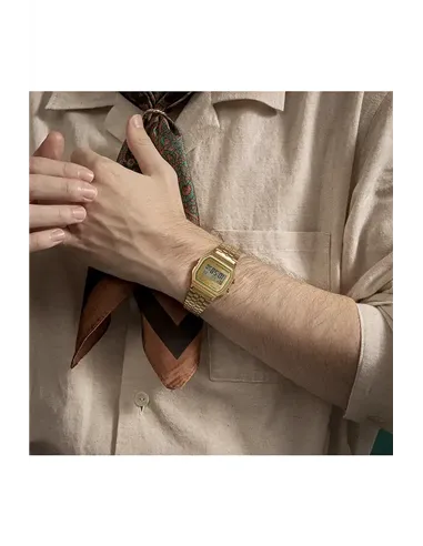 Casio A158WEGV-9AEF : Montre numérique avec touche verte et haute fonctionnalité