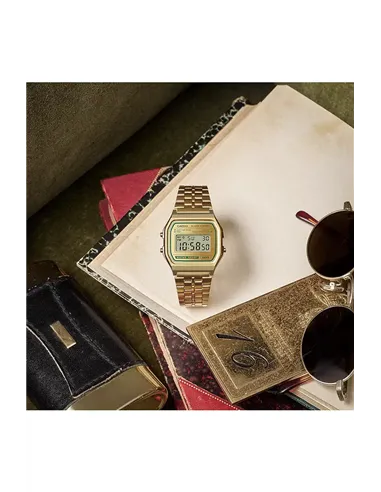 Casio A158WEGV-9AEF: Relógio Digital com Toque Verde e Alta Funcionalidade