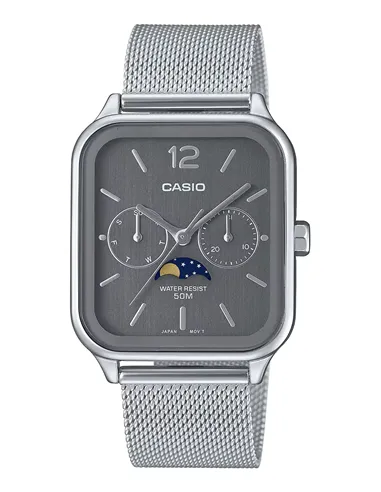 Fases Lunares em um Relógio Quadrado: Casio MTP-M305M-8AVER
