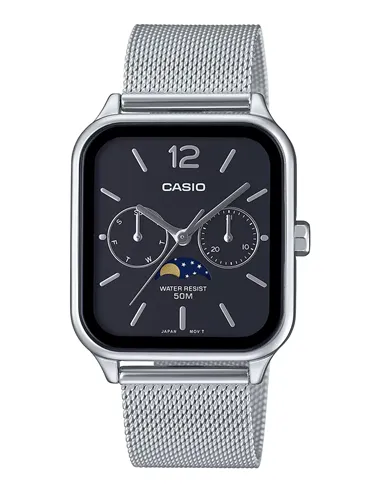 Relógio Quadrado com Fases Lunares: Casio MTP-M305M-1AVER