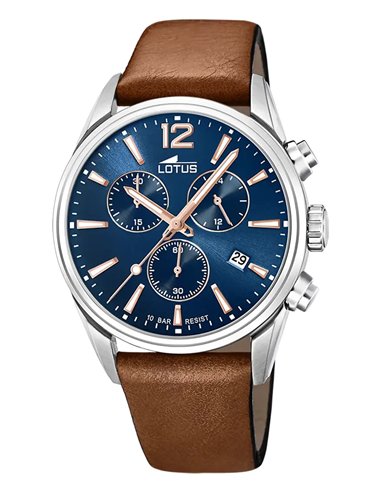 Lotus 18691/2 Cronógrafo Azul para Hombre: Elegancia y Estilo