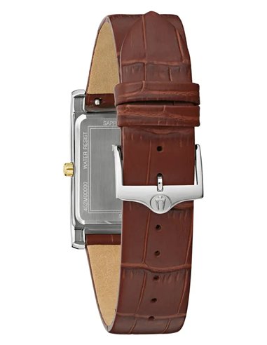 Bulova 98B430: Men's Watch with Hobnail Dial