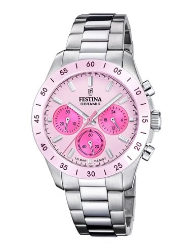 Festina F20693/2 : Élégance sportive avec lunette en céramique