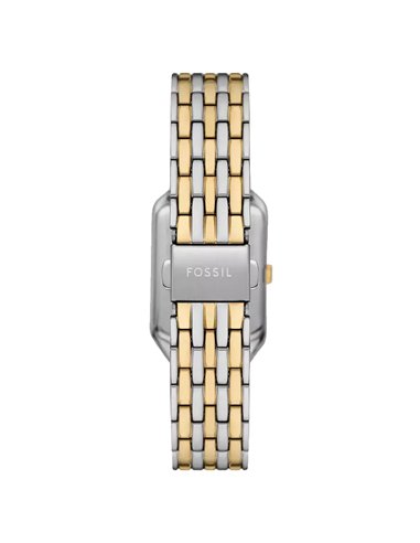 Fossil ES5368 Raquel: Relógio Feminino Aço Dourado e Prateado Design Elegante