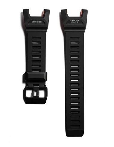 Casio G-Shock GBD-H2000 Original Armband - Schwarzes und Oranges Harz