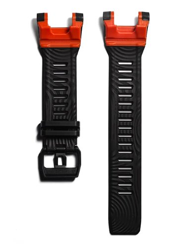 Casio G-Shock GBD-H2000 Original Strap - Black Resin and Orange