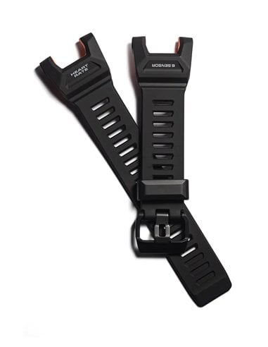 Casio G-Shock GBD-H2000 Original Strap - Black Resin and Orange