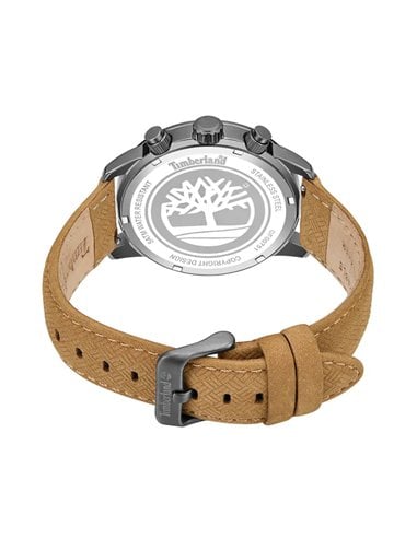 Timberland TDWGF0075102 Raynham – Quarz-Uhr mit doppelter Zeitzone und Lederarmband