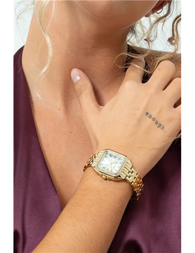 Montre Radiant RA643205 Bahamas Luxe : Élégance dorée pour femme